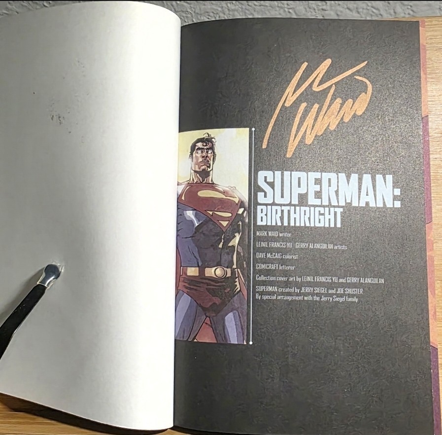 Superman: Birthright Compact Comic SIGNED by Mark Waid