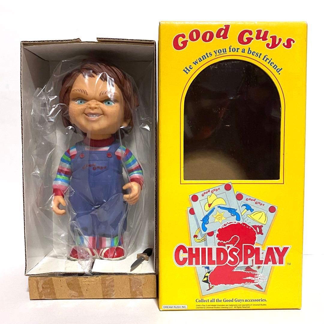 DREAM RUSH Chucky Bobble Head Bank Coin Bank Figure Child's Play 22 cm