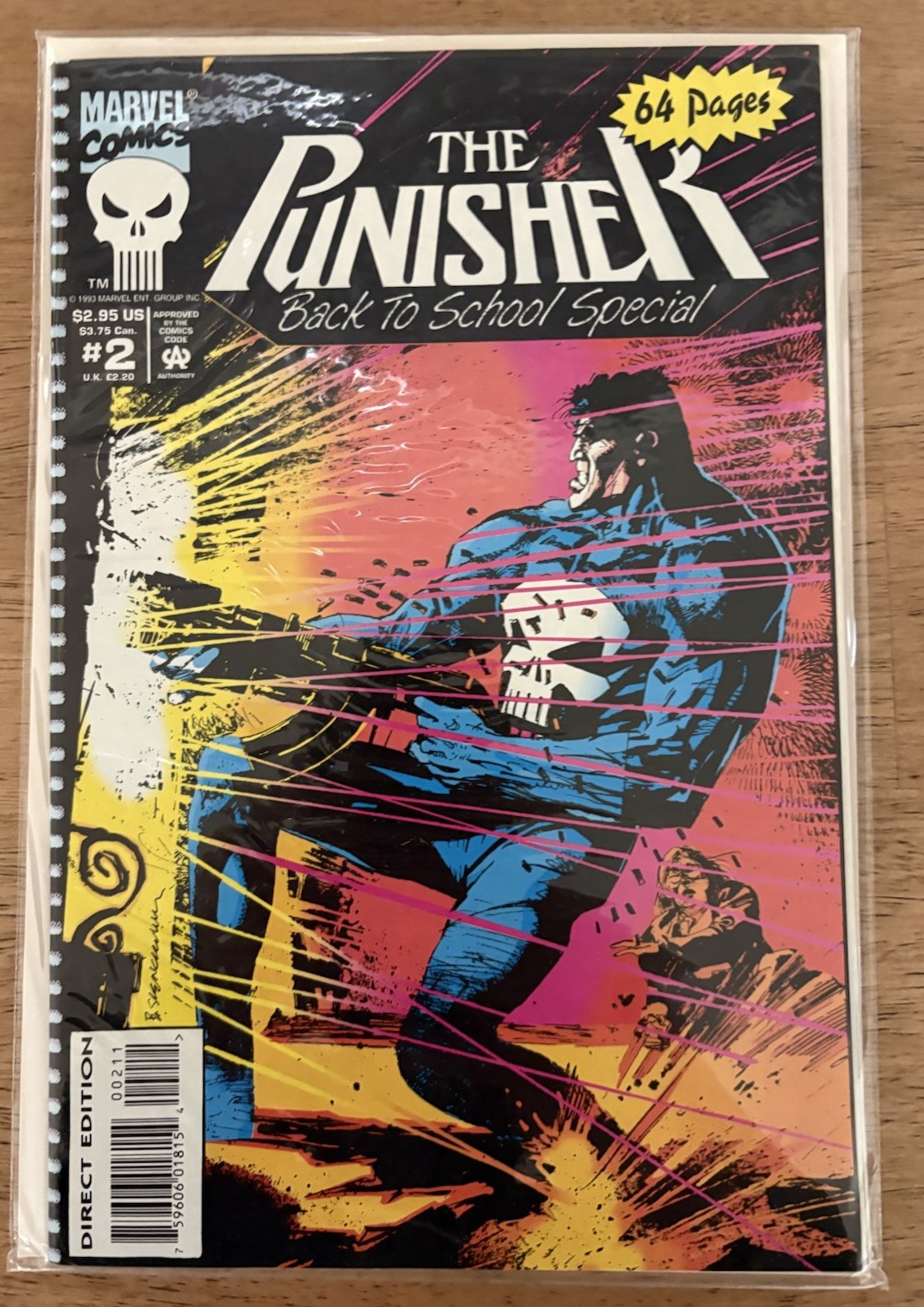 Punisher Back to School Special #2 (Marvel Comics 10/93) NM 4611522013🔥