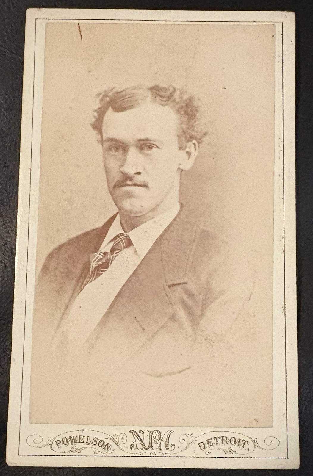1879-80 Michigan University Wolverines Inaugural Football Frank Gates Allen Cdv