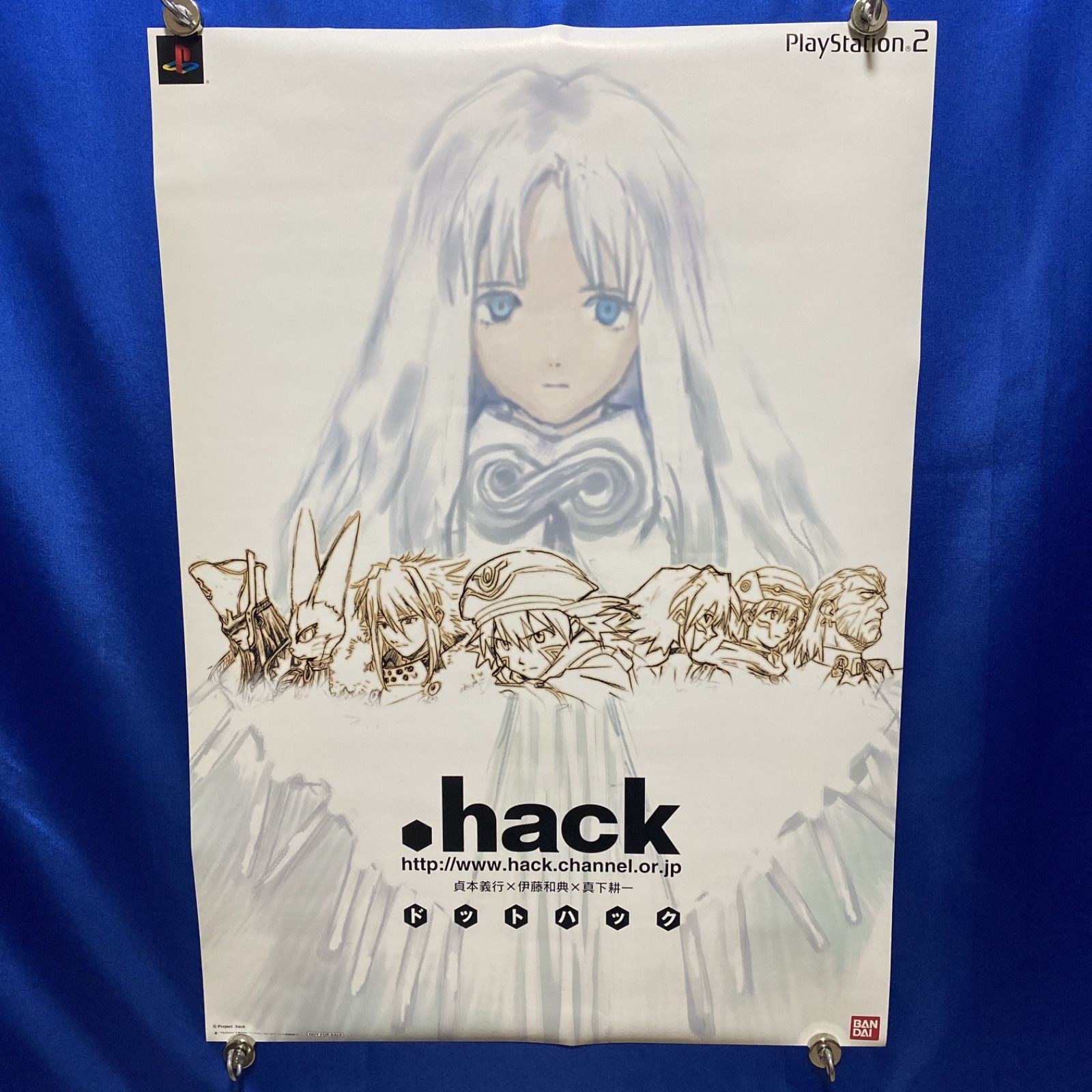 .hack Poster B2 2002 PS2 Game Official Promo #397