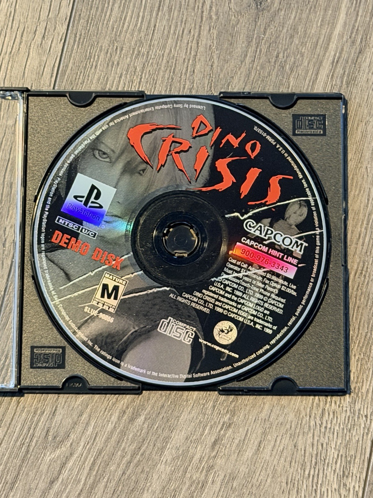 Dino Crisis PS1 Sony PlayStation 1 Disc Only Tested & Works