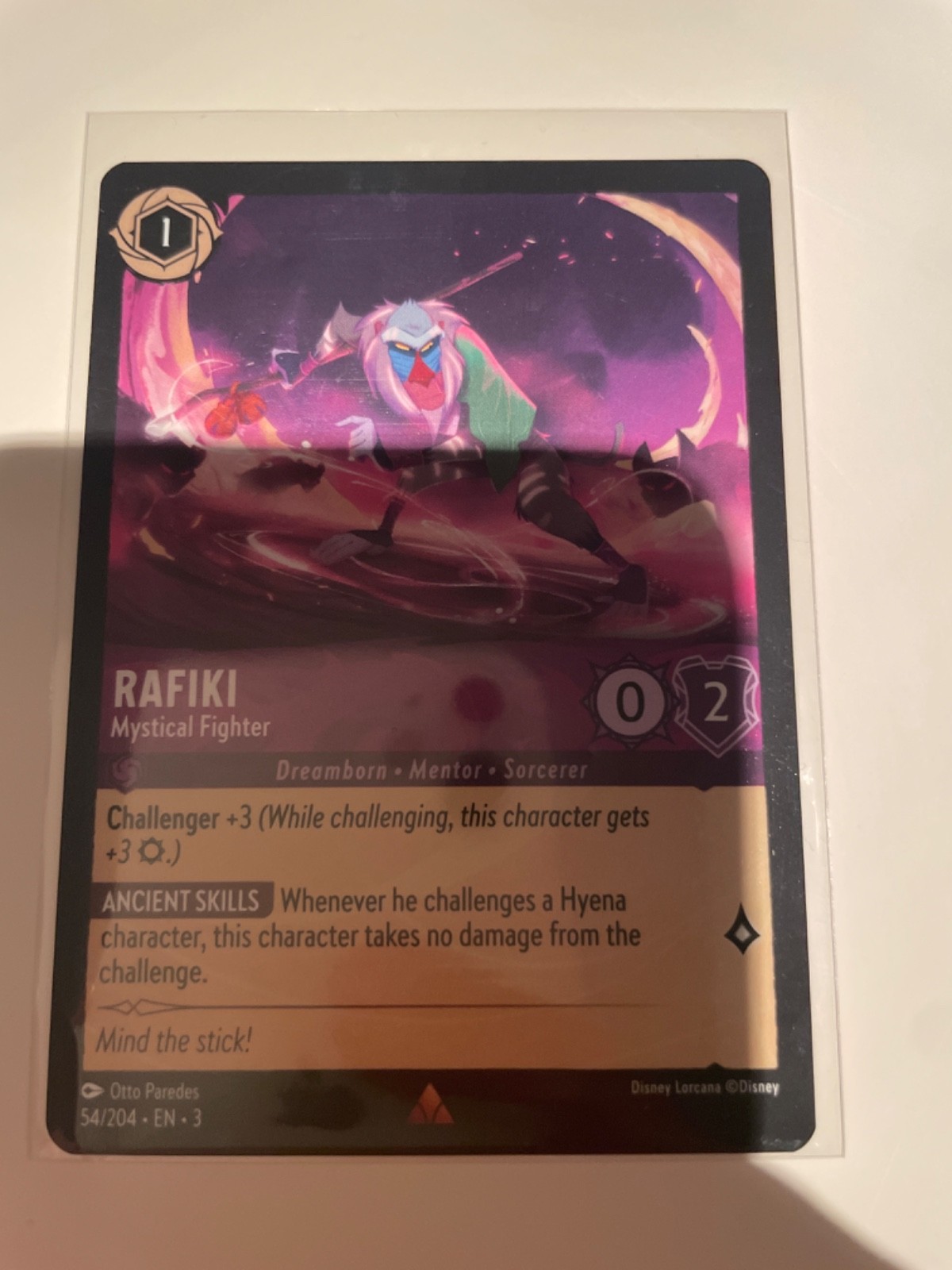 Rafiki Mystical Fighter - 54/204 - Rare - Disney Lorcana