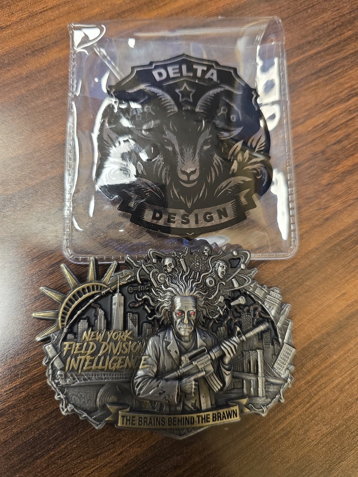 🔥🔥 RARE Delta Design DEA Chaos Coin NY Field Division