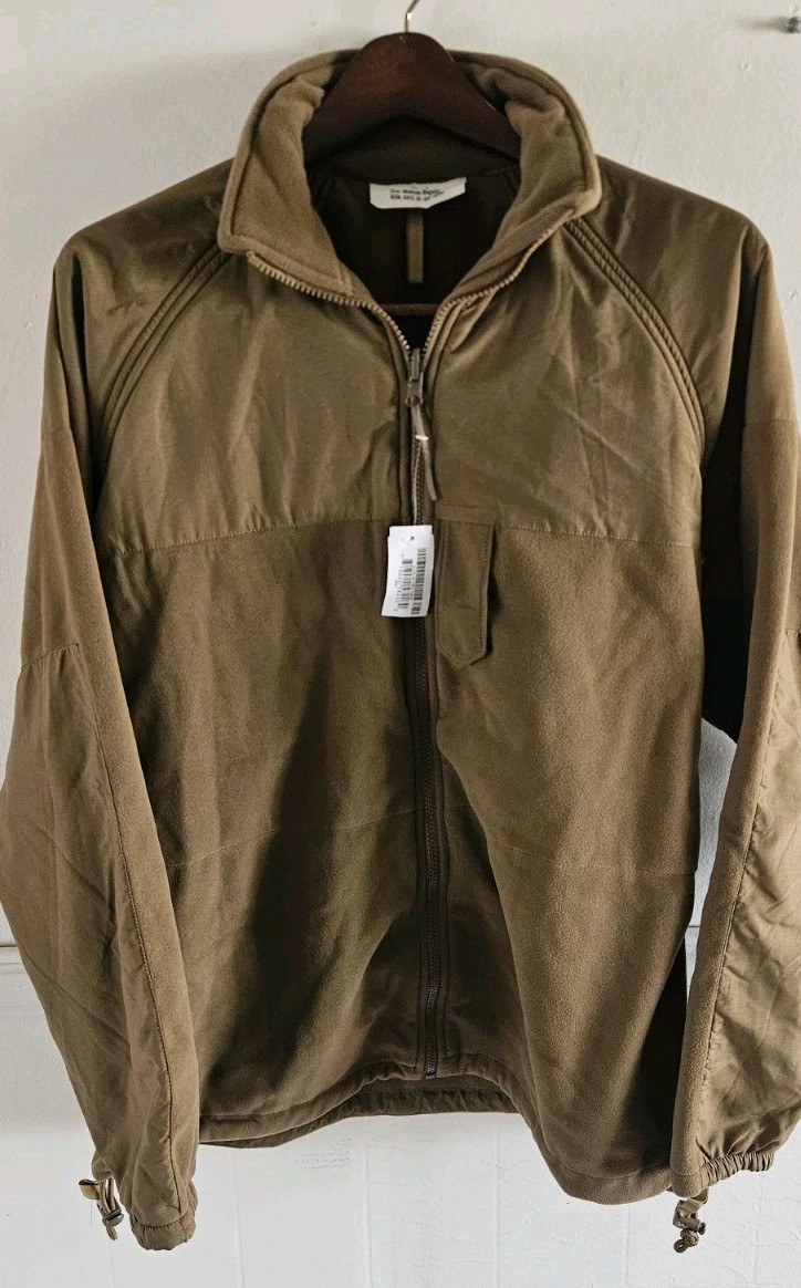 NWT US Navy NWU Type II/III Parka NSW Coyote Brown Fleece Lining Medium Reg