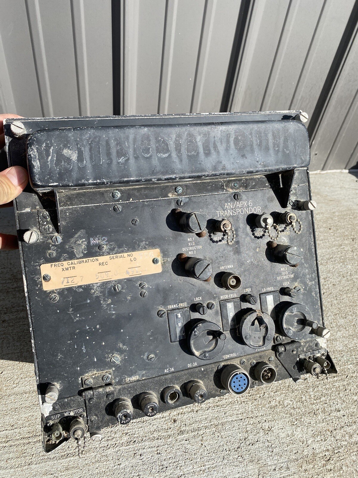 Vintage AN/APX-6 TRANSPONDER RT-82/APX-6 