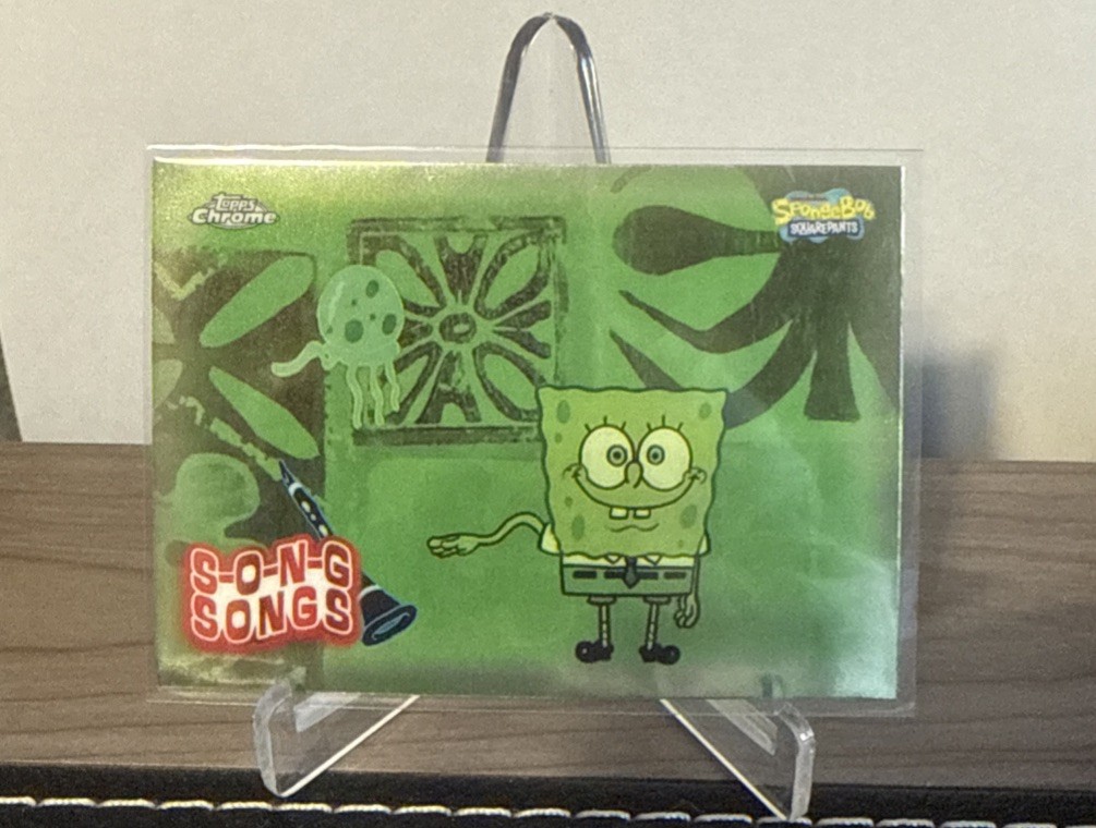 The Jellyfish Jam S-O-N-G Songs - 2025 Topps Chrome SpongeBob