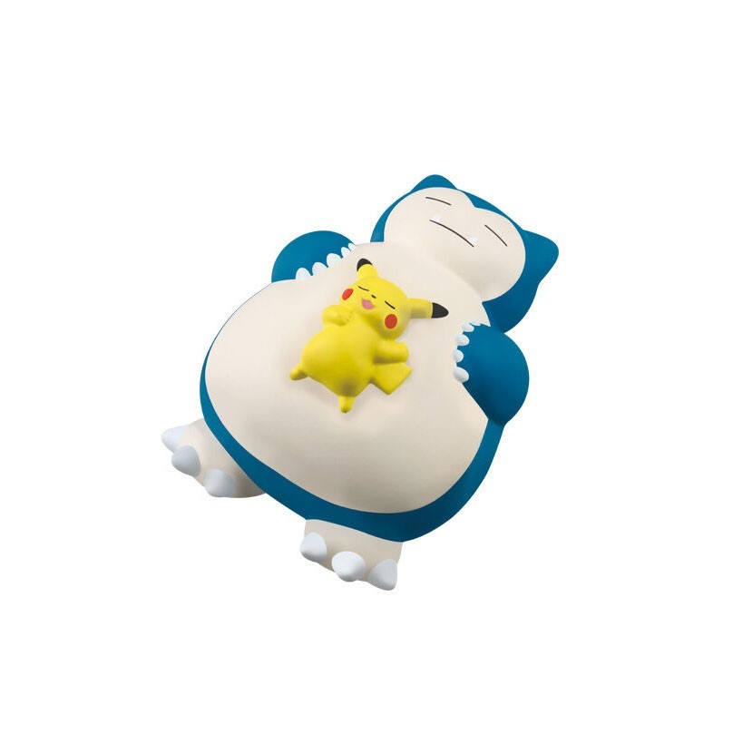 Pikachu & Snorlax Japanese Pokemon Kids Mini Figure 30th Anniversary E3787 YS8