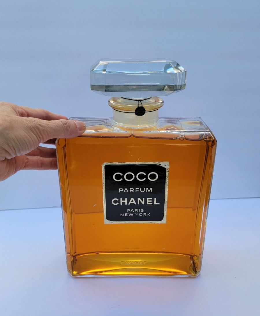 CHANEL large Coco factice, authentic, rare, vintage perfume bottle DISPLAY ONLY
