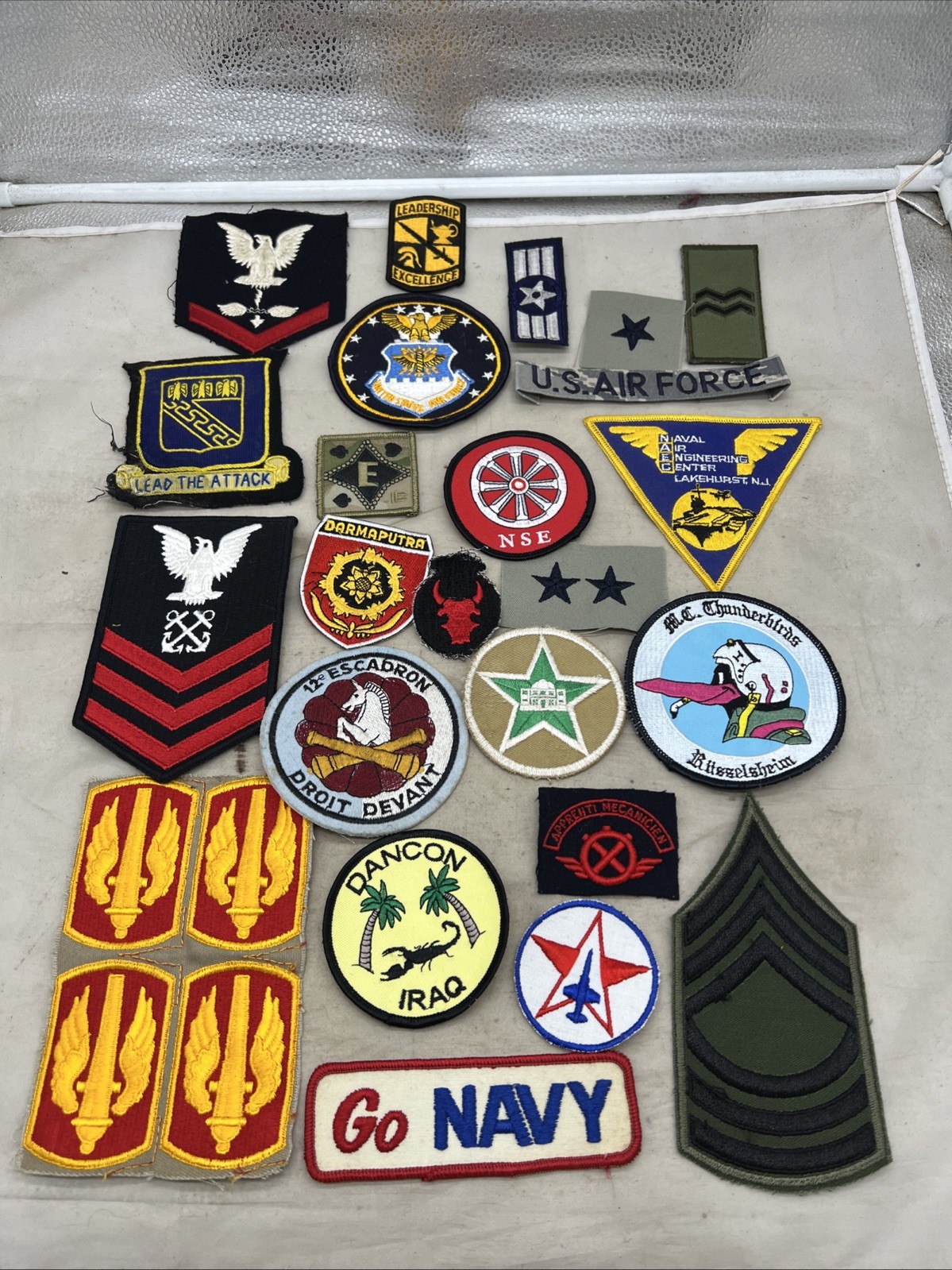US / Foreign Military Patch / Cloth Insignia Lot (KB