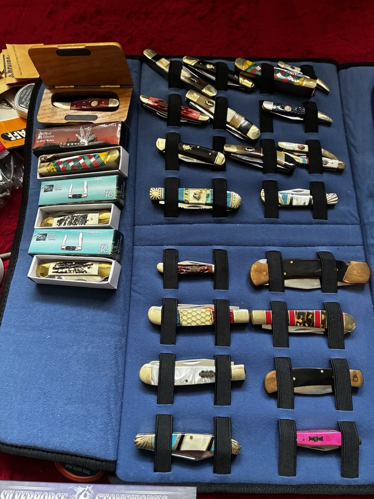 71 Pc Collectible Folding Pocket Knife Lot – Frost Cutlery, Silverhorse & More