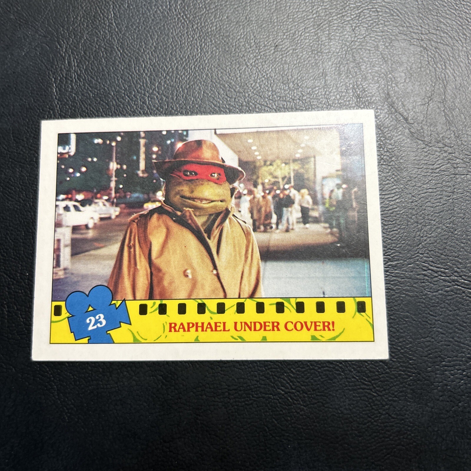 B4d Teenage Mutant Ninja Turtles Movie 1990 Topps #23 Raphael Undercover