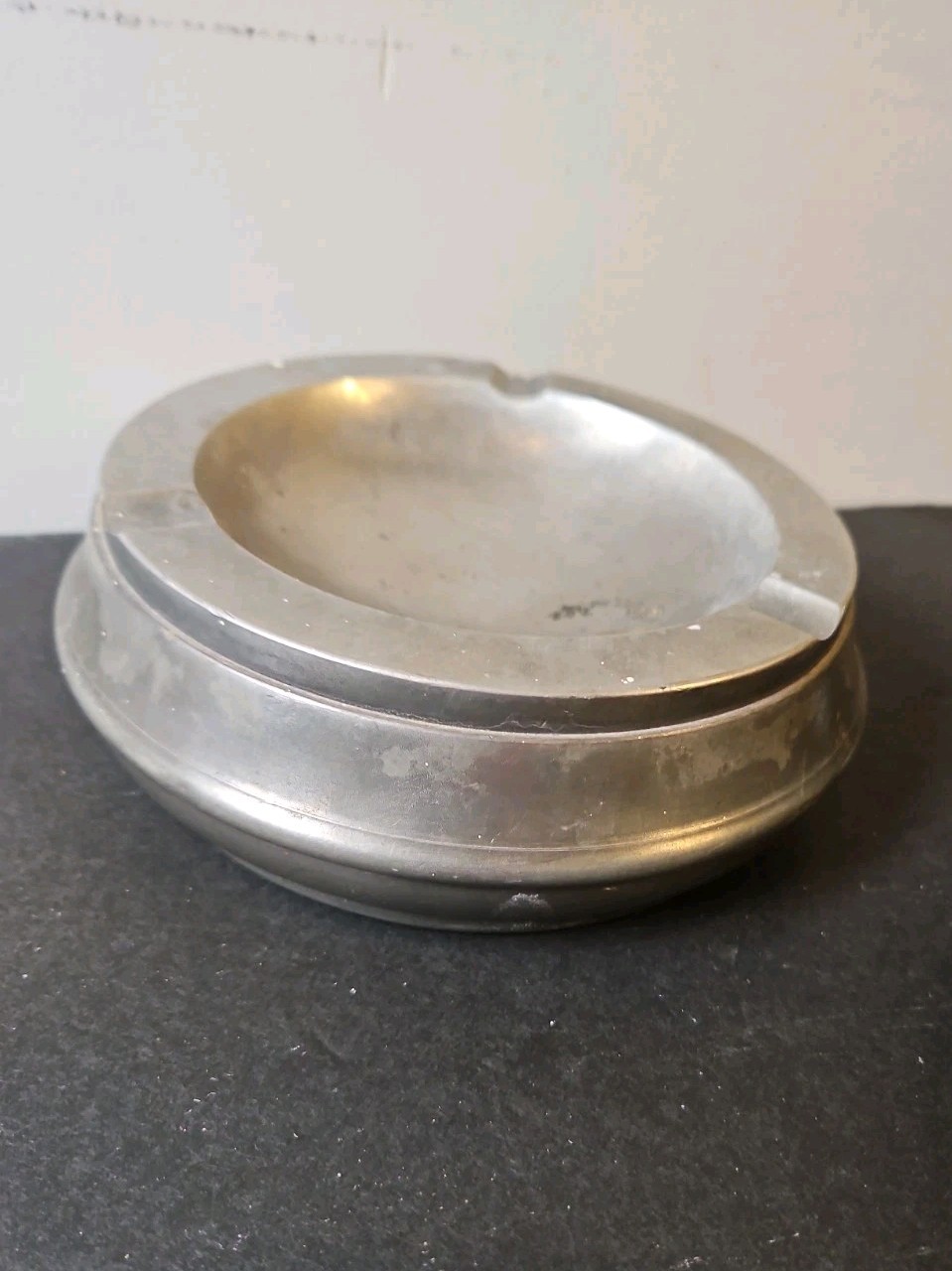 Vintage Heavy Norway  Pewter 6x3\