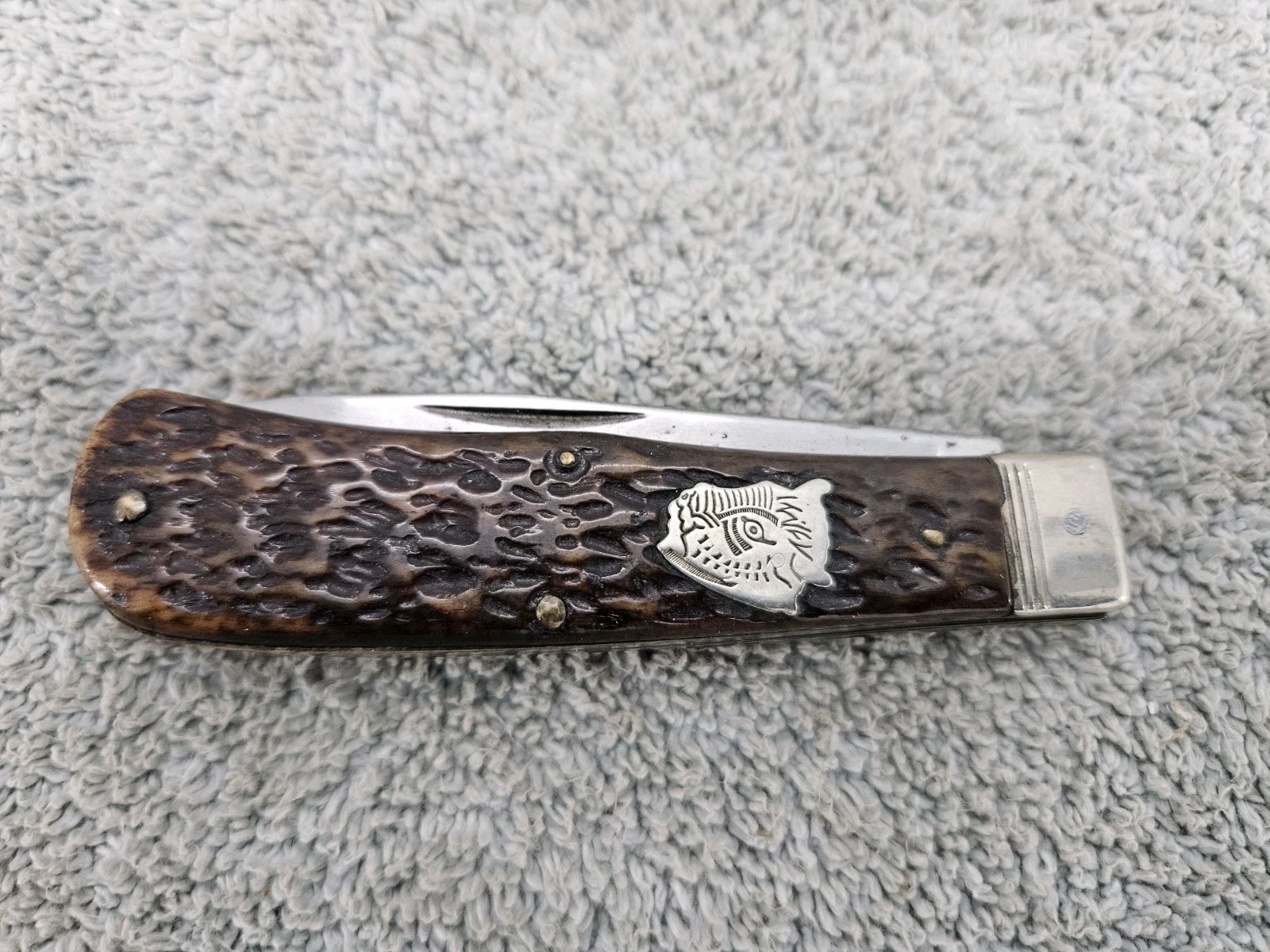 VINTAGE SENECA CUTLERY UTICA NY BUFFALO POCKET KNIFE