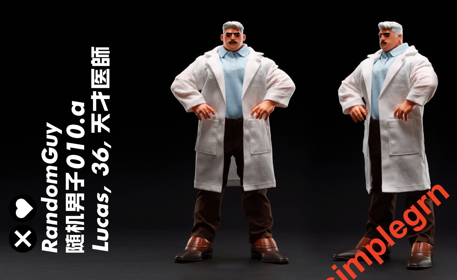RandomGuy / Lucas, the Genius Physician & Marcus, the Security Expert In Stock