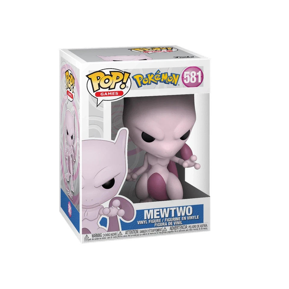 Funko POP Games Pokémon - Mewtwo 581 New fresh from Case