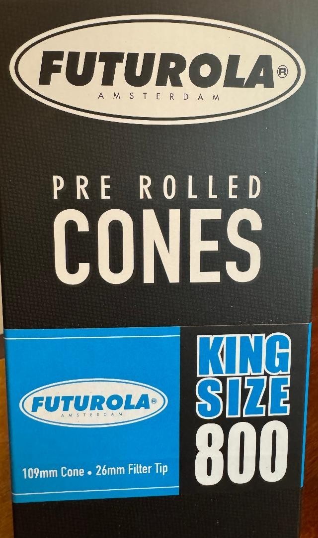 Futurola King Size Pre Rolled Cones 800 count - 