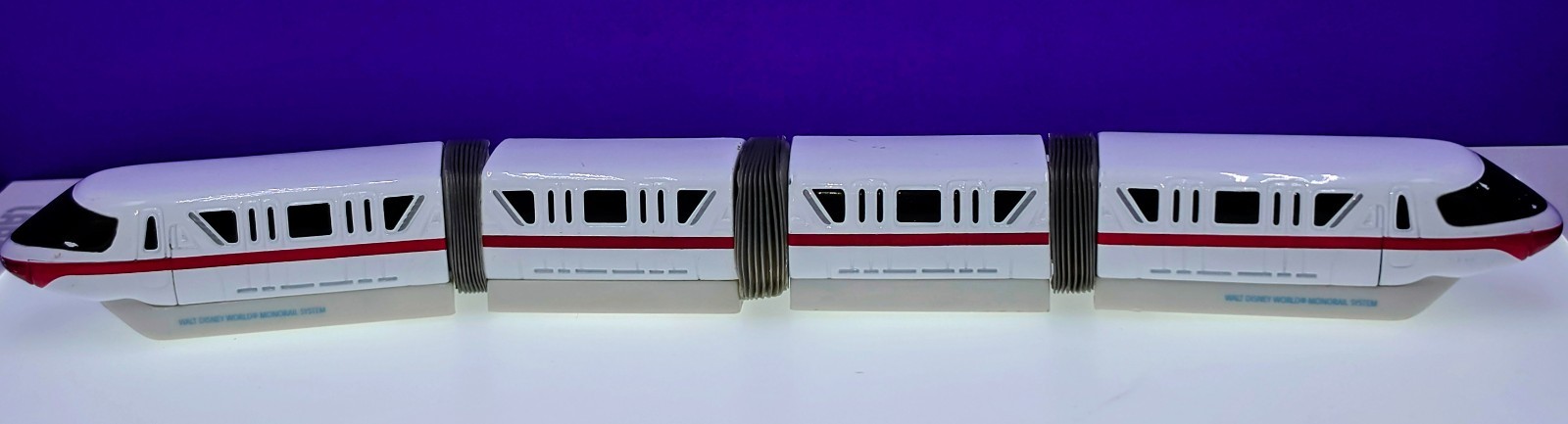 White & Red Disney Parks Monorail Die Cast Playset Train Only 1998