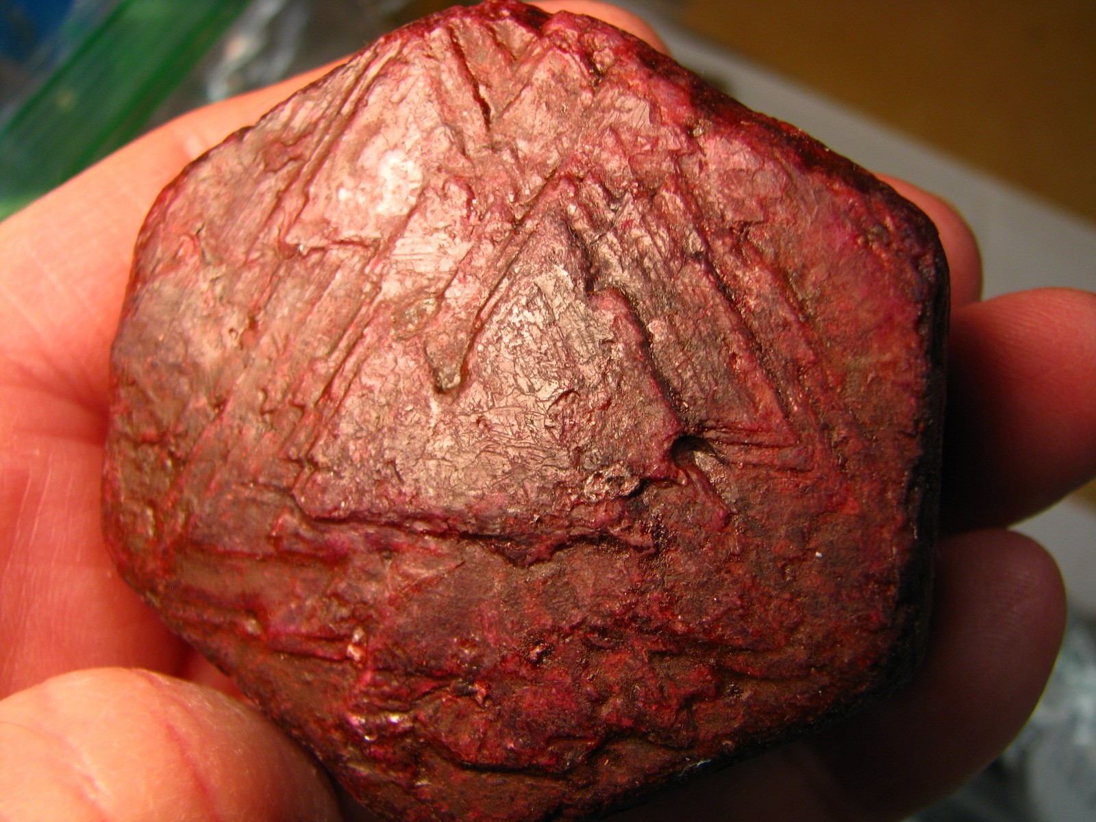2/3lb 1513cts 2.67inch AT WIDEST 1.2inch LARGE RUBY CRYSTAL HUGE BIG BURMA #066