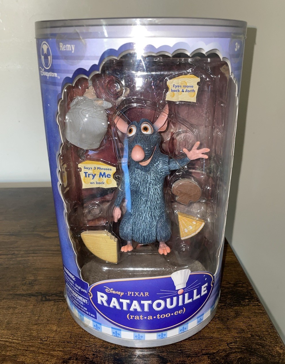 Rare Disney Store Ratatouille Remy Talking Figure New In Box Pixar Toy