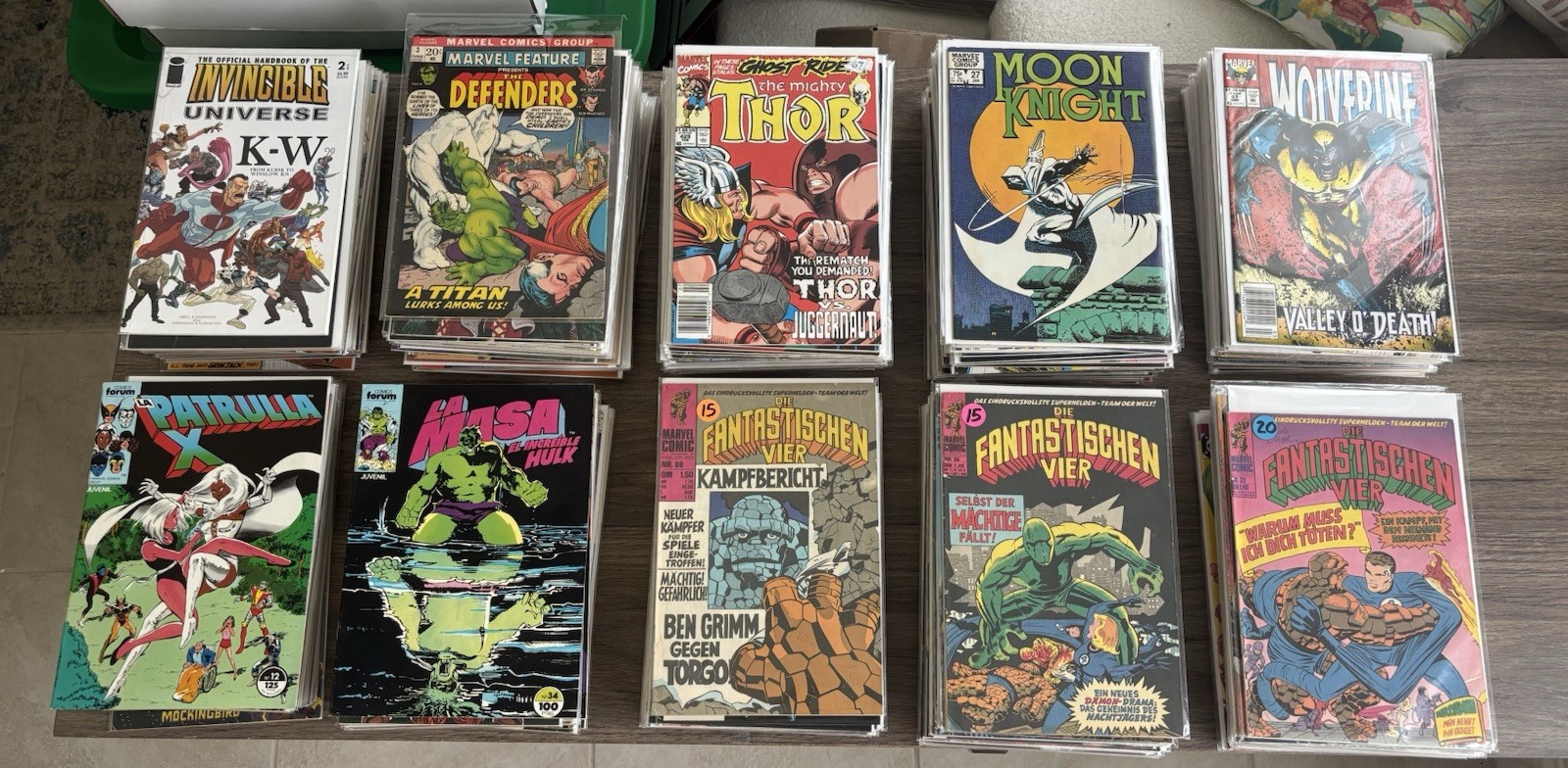 HUGE MARVEL, DC, ETC. COMIC LOT of 230 KEYS Batman, Hulk, Spider-man, Etc.