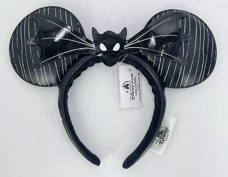 Bat Ears 2024 Headband The Nightmare Before Christmas Disney Parks Minnie Mouse