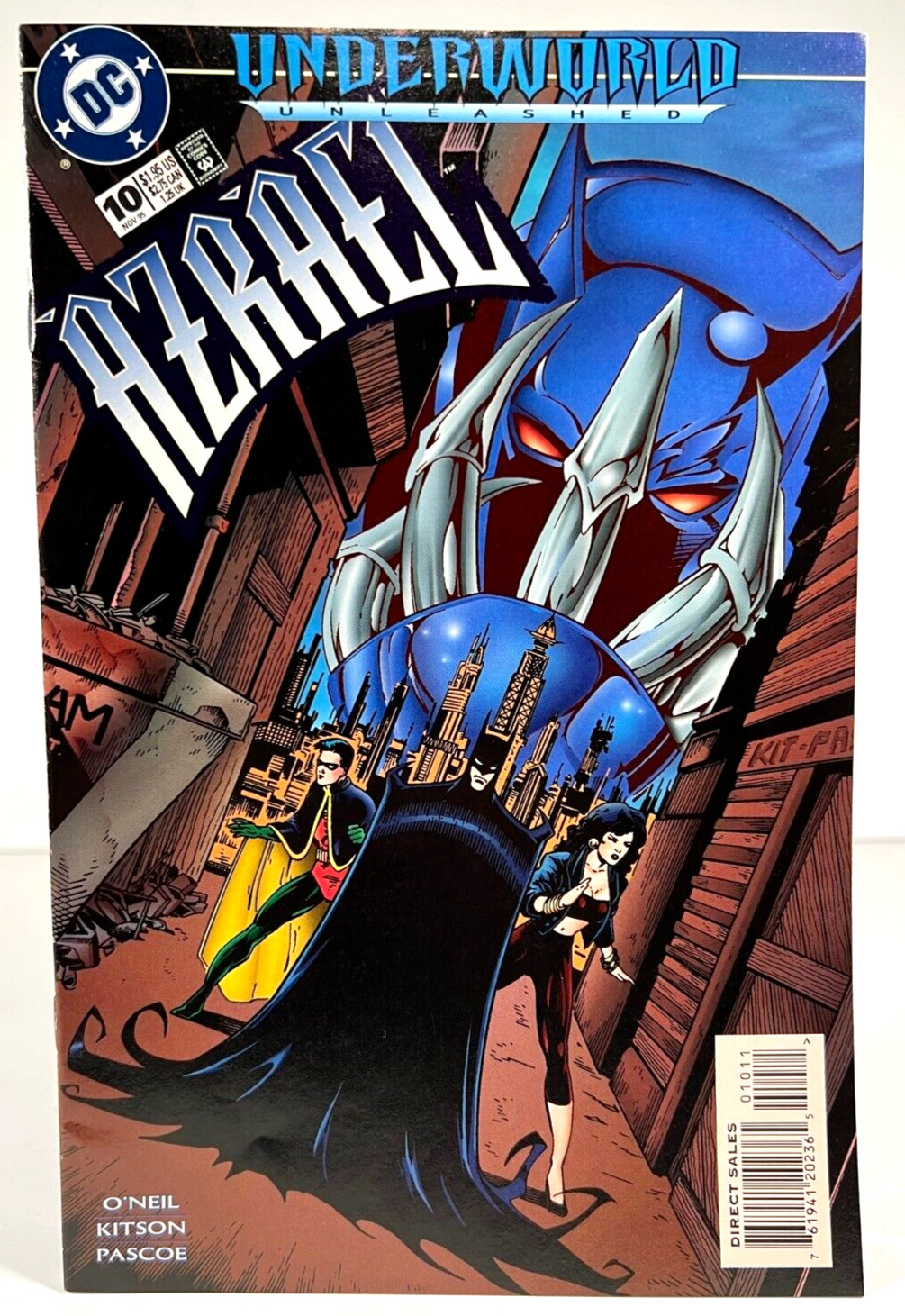 Azrael Agent of the Bat #10 Underworld Unleashed November 1995 Batman & Robin