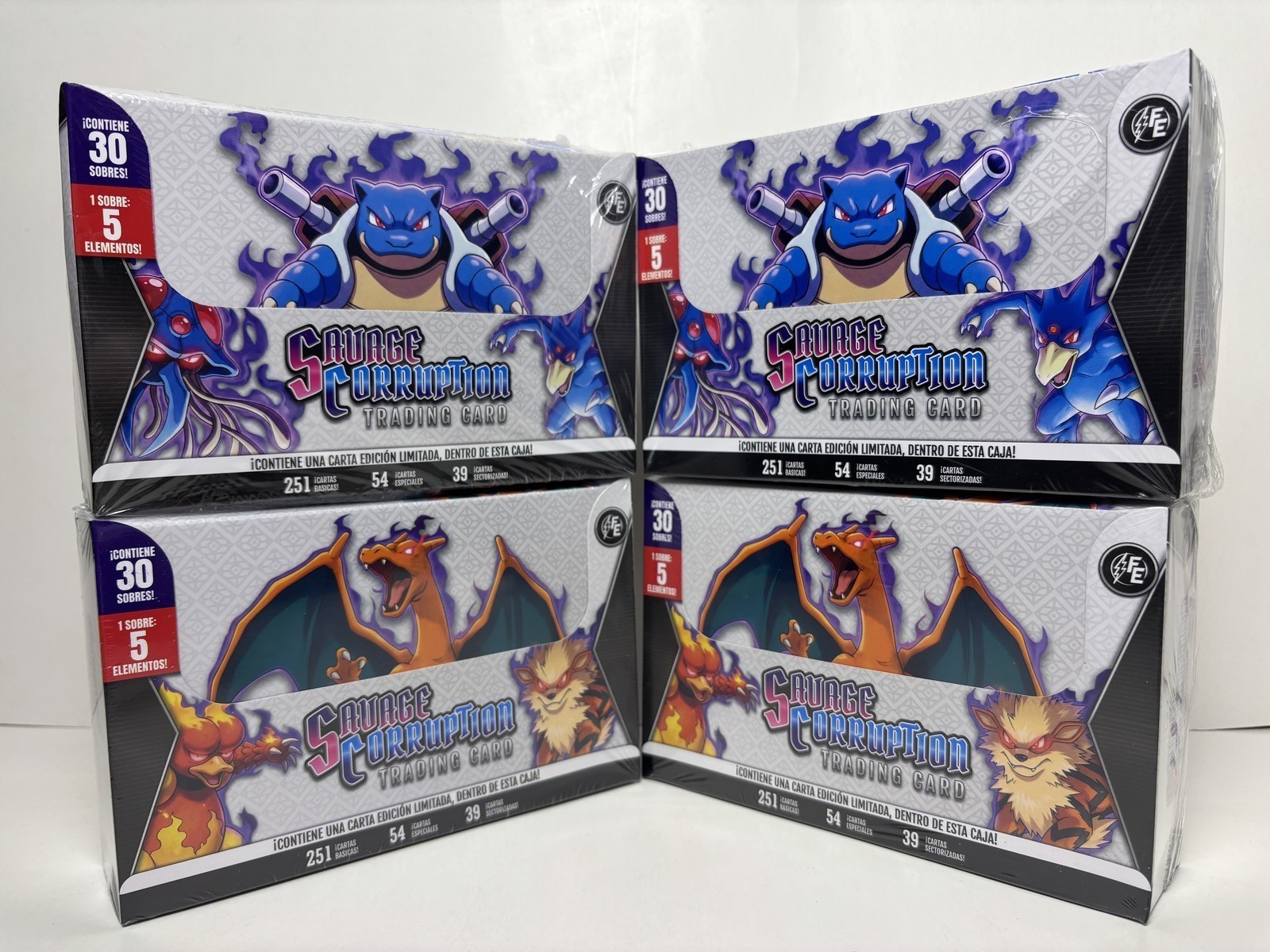 8 BOXES - 2026 POKEMON SAVAGE CORRUPTION FE Cards - 240 Packs Peru