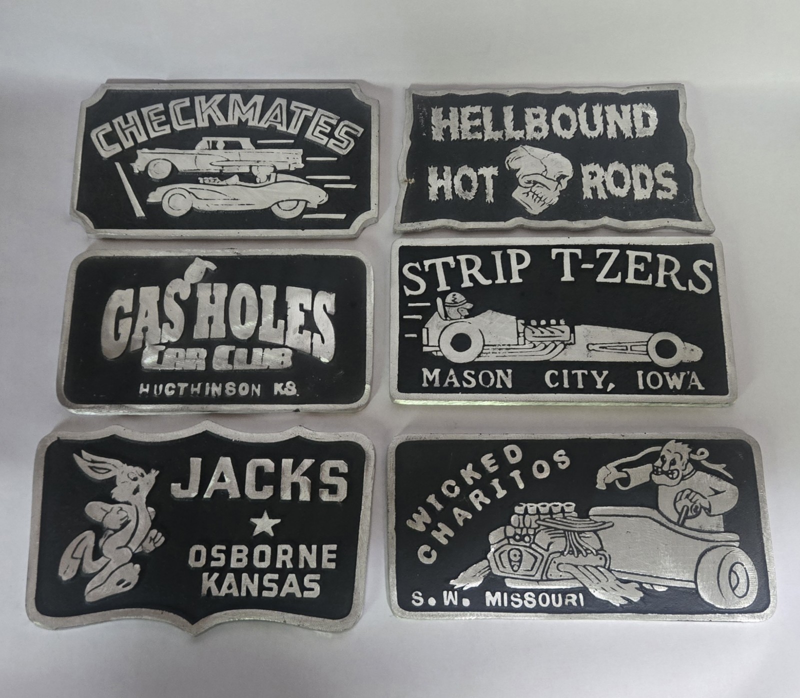 Vintage Cast Aluminum Car Club Plaque