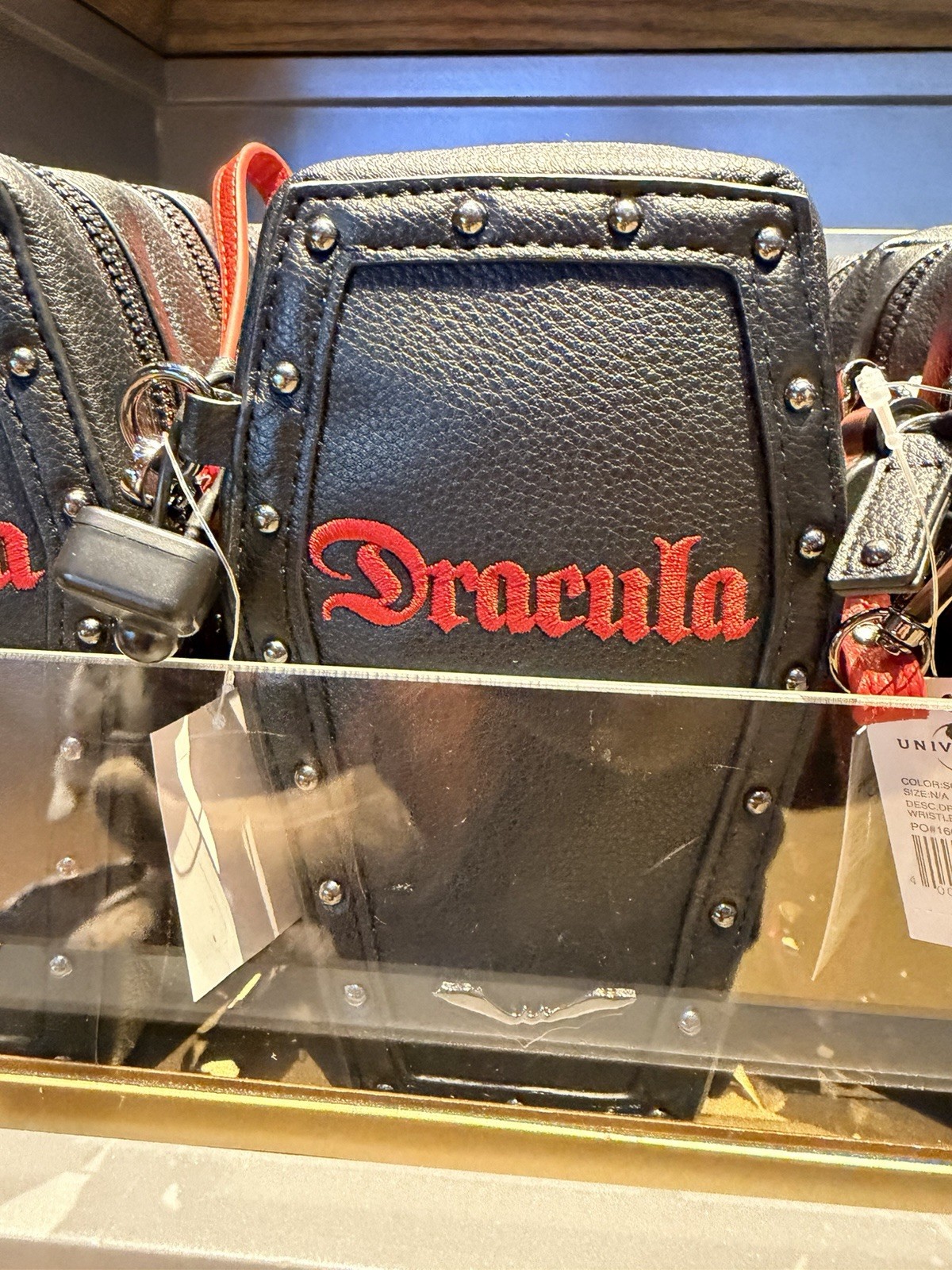 Universal Epic Universe Dark Universe Universal Monsters Dracula Coffin Mini Bag