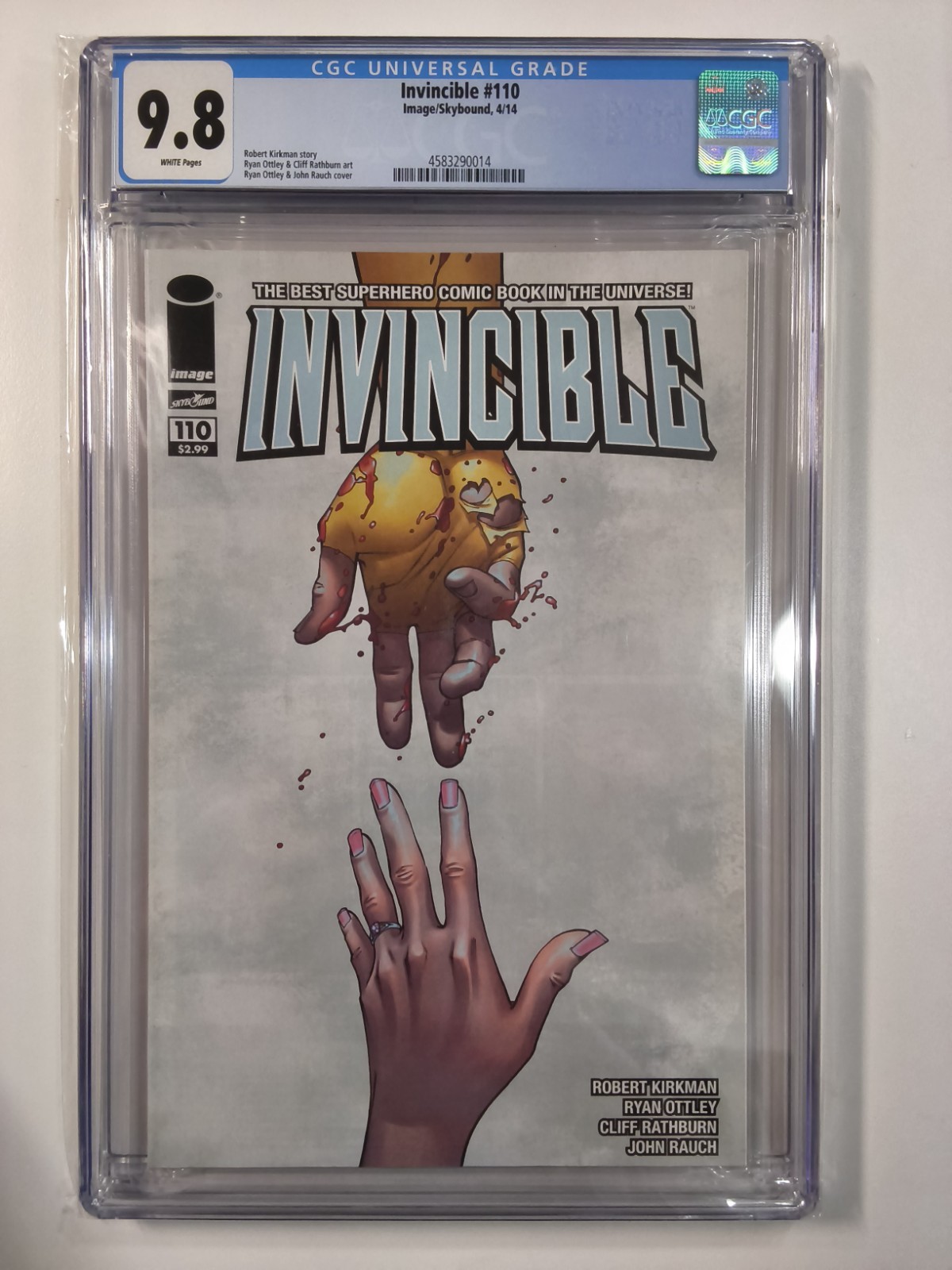 Invincible #110 CGC 9.8 Ryan Ottley Cover Controversial Issue