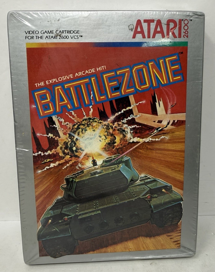Vintage 1983 ATARI GAME 2600 BATTLE ZONE NEW SEALED ORIGINAL SHRINK WRAP