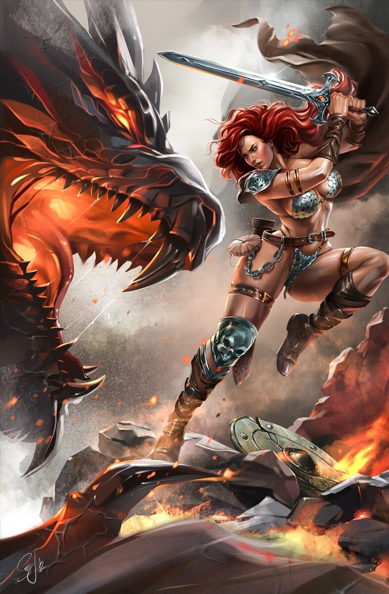 RED SONJA #16 - KATYA SINYUKHINA VIRGIN VARIANT COVER A EXCLUSIVE