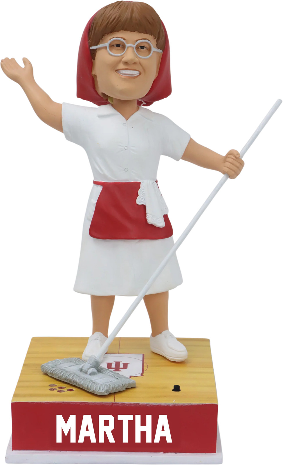 Martha The Mop Lady Indiana Hoosiers Singing Bobblehead NCAA College