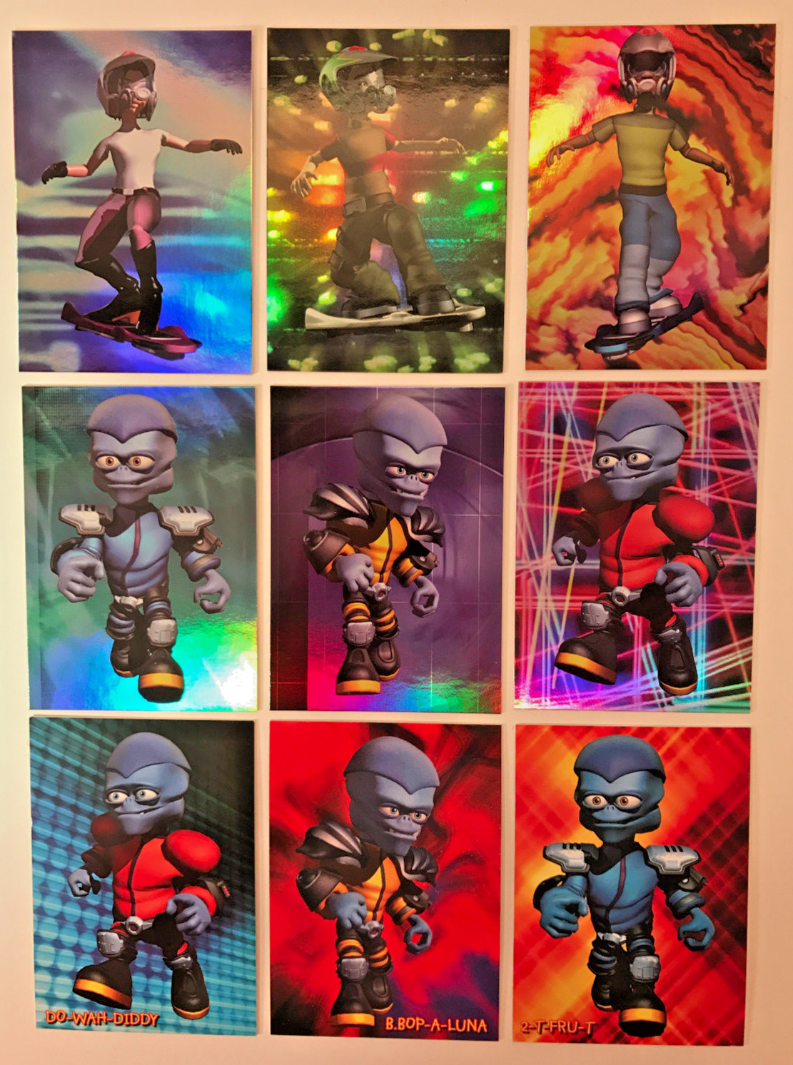 BUTT-UGLY MARTIANS Comic Images 2002 Complete HOLOFOIL Chase Card Set w/ 3 PROMO