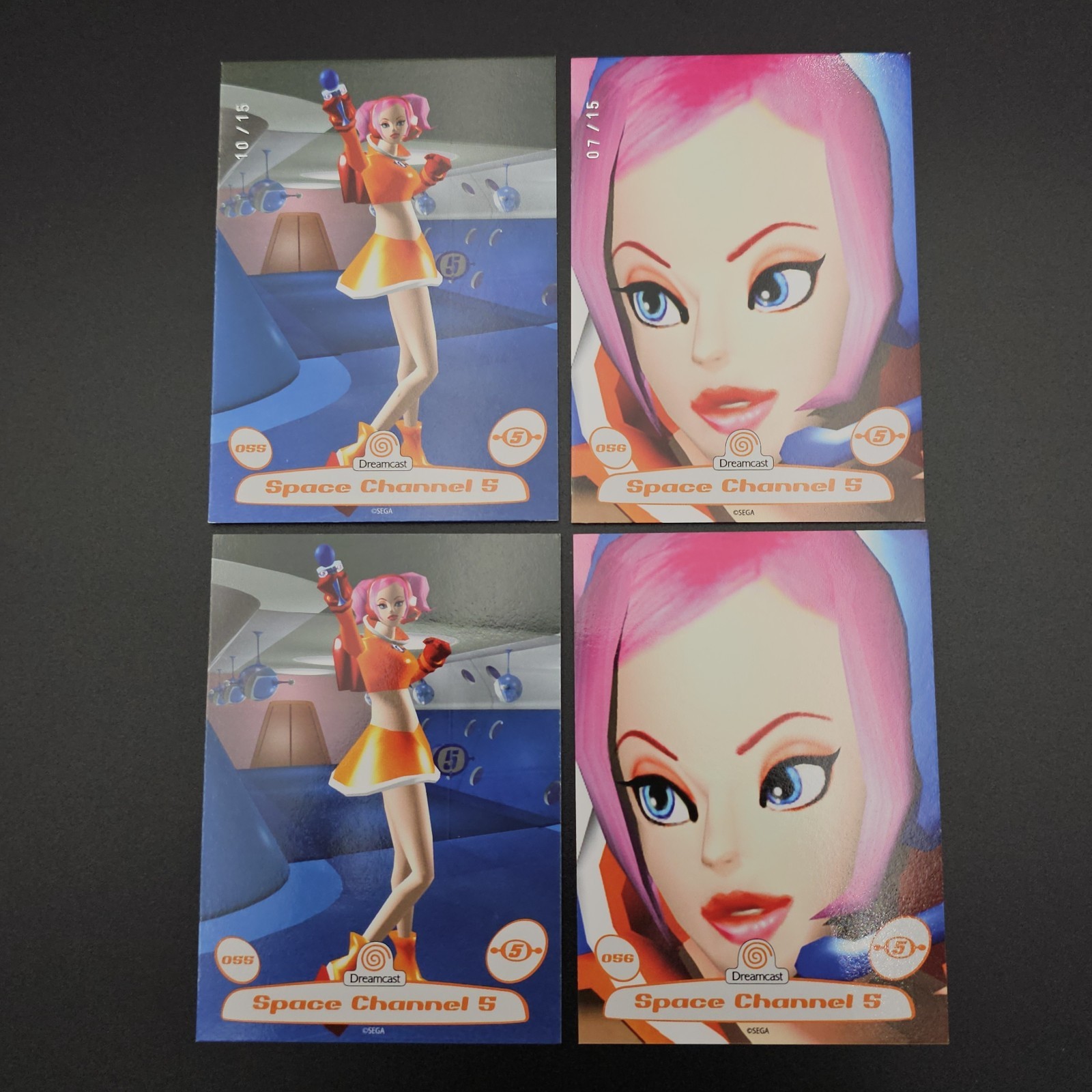 Ulala Sega Dreamcast Trading Cards # / 15 055 056 Space Channel 5 Very Rare