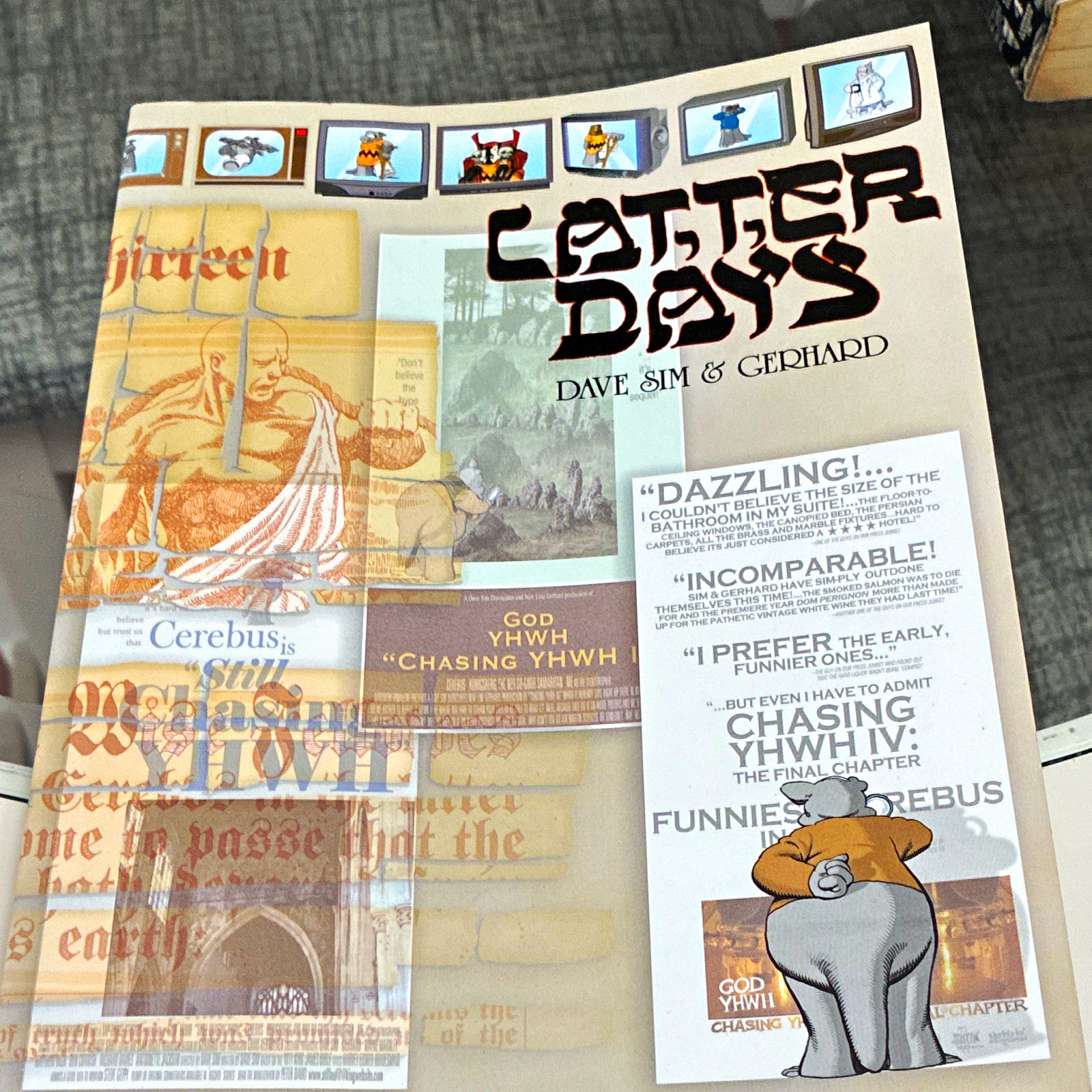 Cerebus Book 15 Latter Days Hardcover Dave Sim Gerhard Signed 140/1000