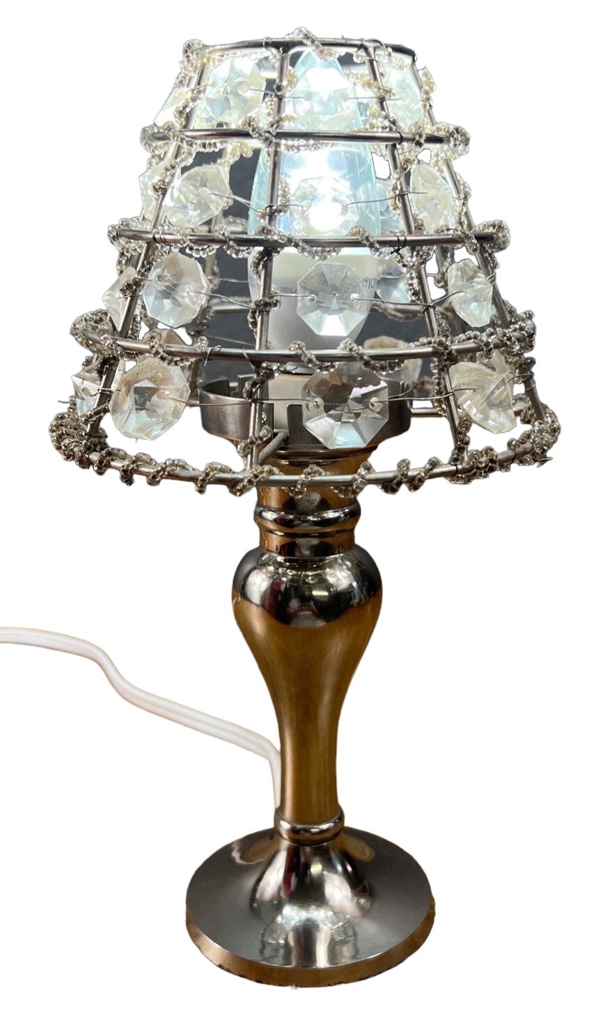 International Silver Company Fairy Lamp Candle Holder 10 X 5 In