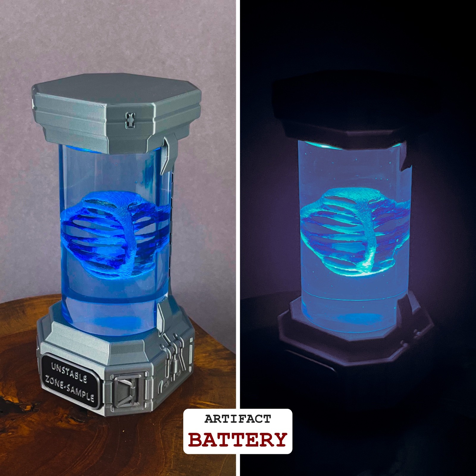 Artifact Container Lamp V2 - STALKER Inspired LED Light