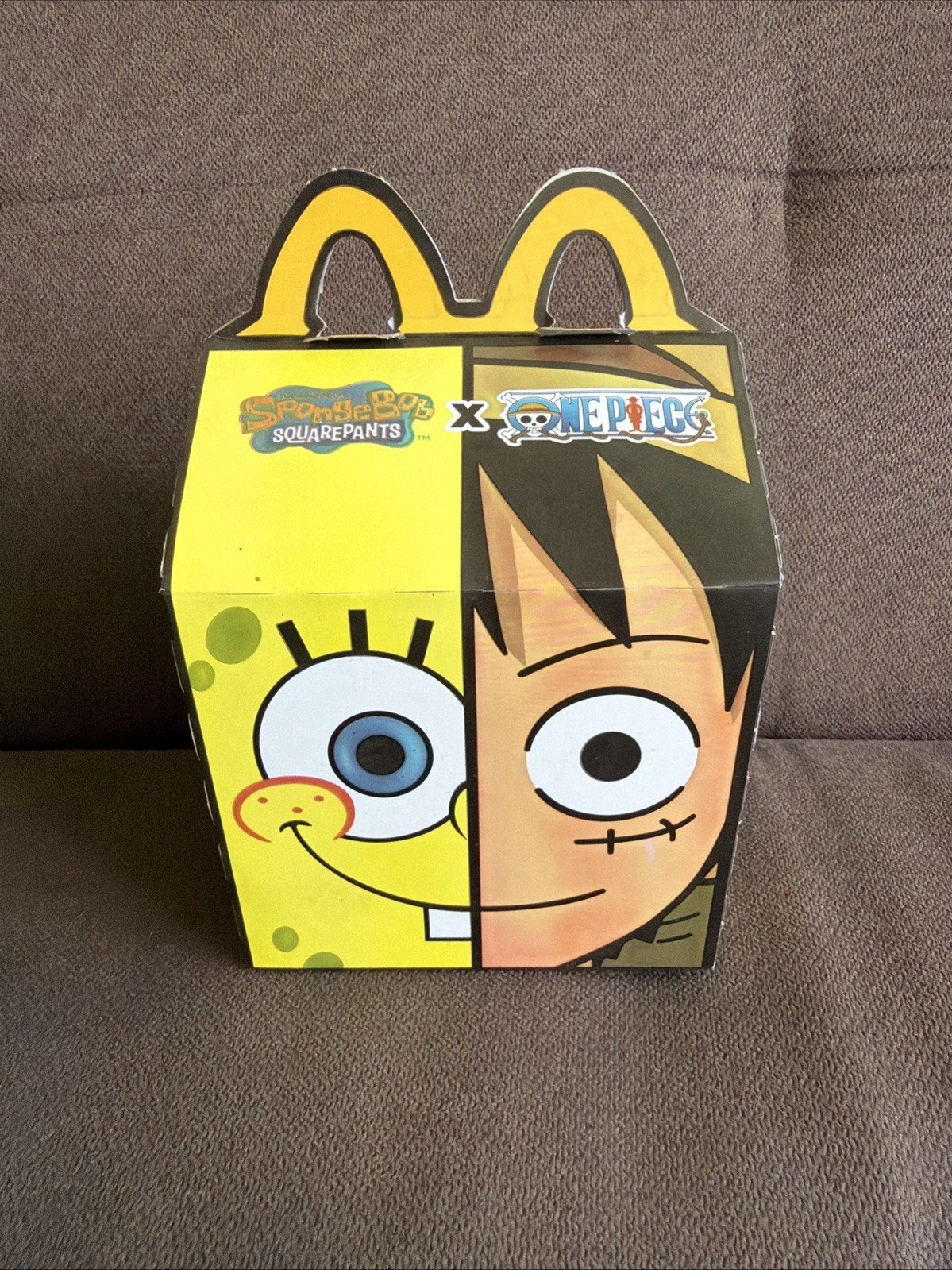 2026 SpongeBob & One Piece Collaboration Happy Meal Box From Puerto Rico Rare