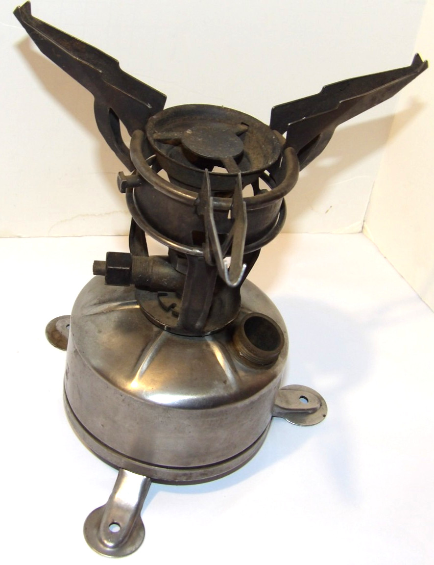 VTG WWII US M 1942 MOD C-A-1945 GAS FIELD STOVE FOLDING STAINLESS INCOMPLETE