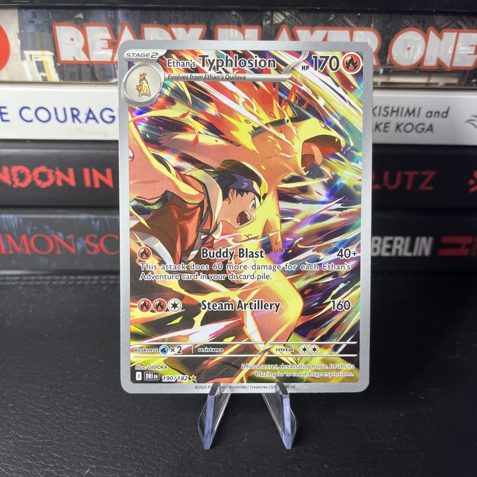 Pokémon TCG Ethan's Typhlosion Destined Rivals 190/182 NM