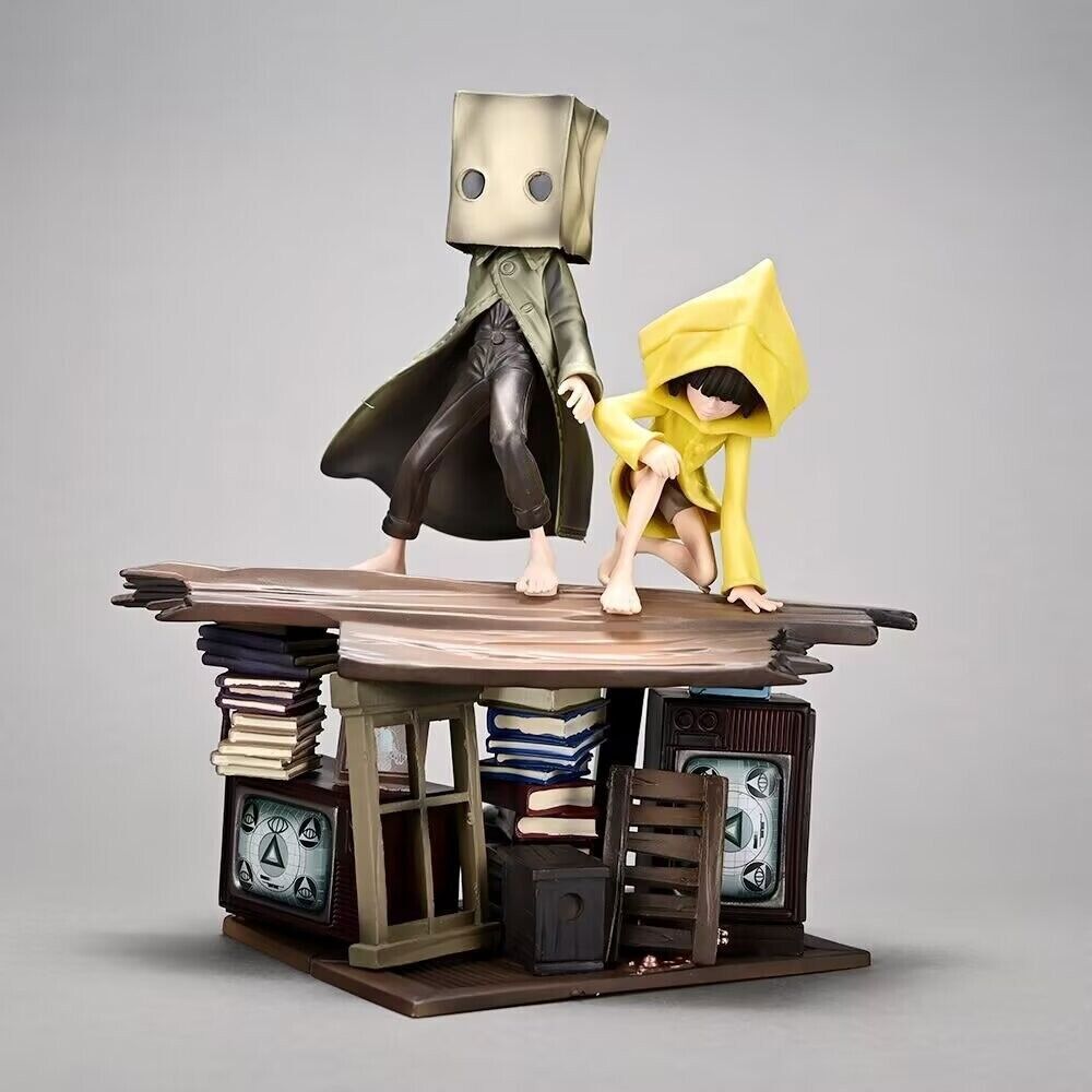 New Little Nightmares Ⅱ Mono And Six Figure Gk Model Game Statue Toys In Stock