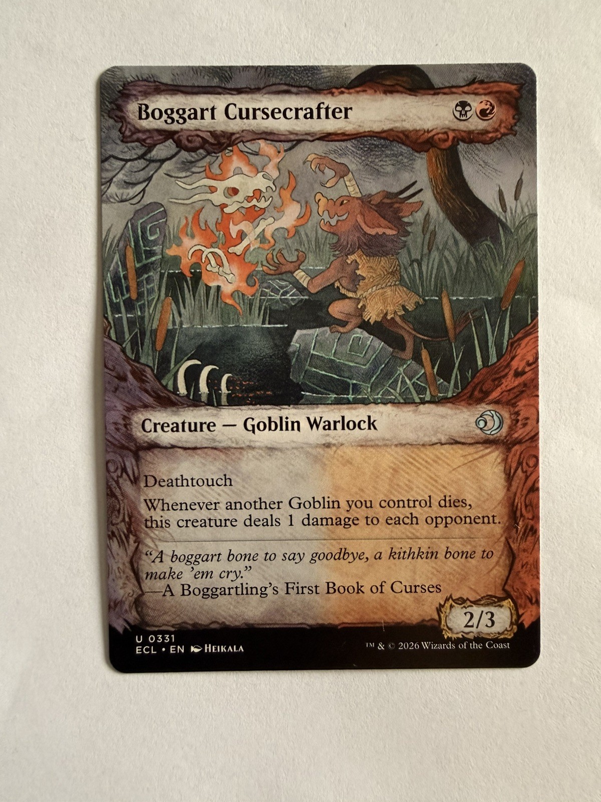 MTG ~ Boggart Cursecrafter (Showcase Foil) ~ ECL ~ #331 ~ U ~ NM