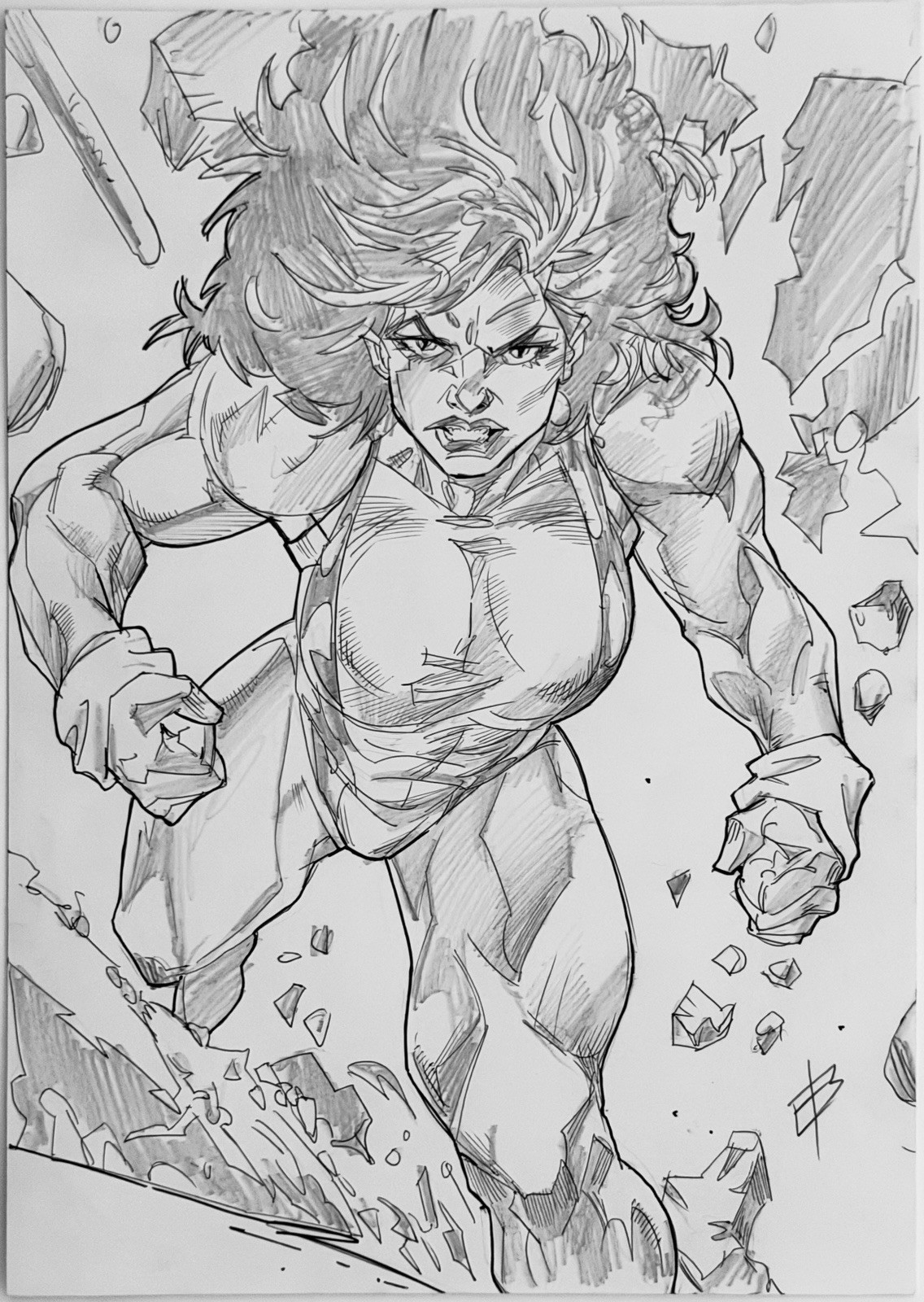She-Hulk - Original 9x12