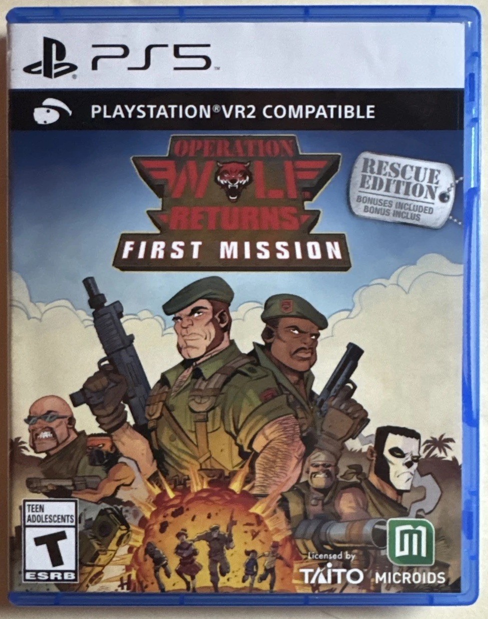 Operation Wolf Returns: First Mission Rescue Edition- Sony PlayStation 5
