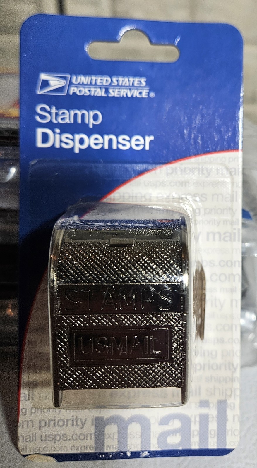New - USPS Postal US Mailbox Stamp Roll Dispenser - Brand New - Unopened Sealed