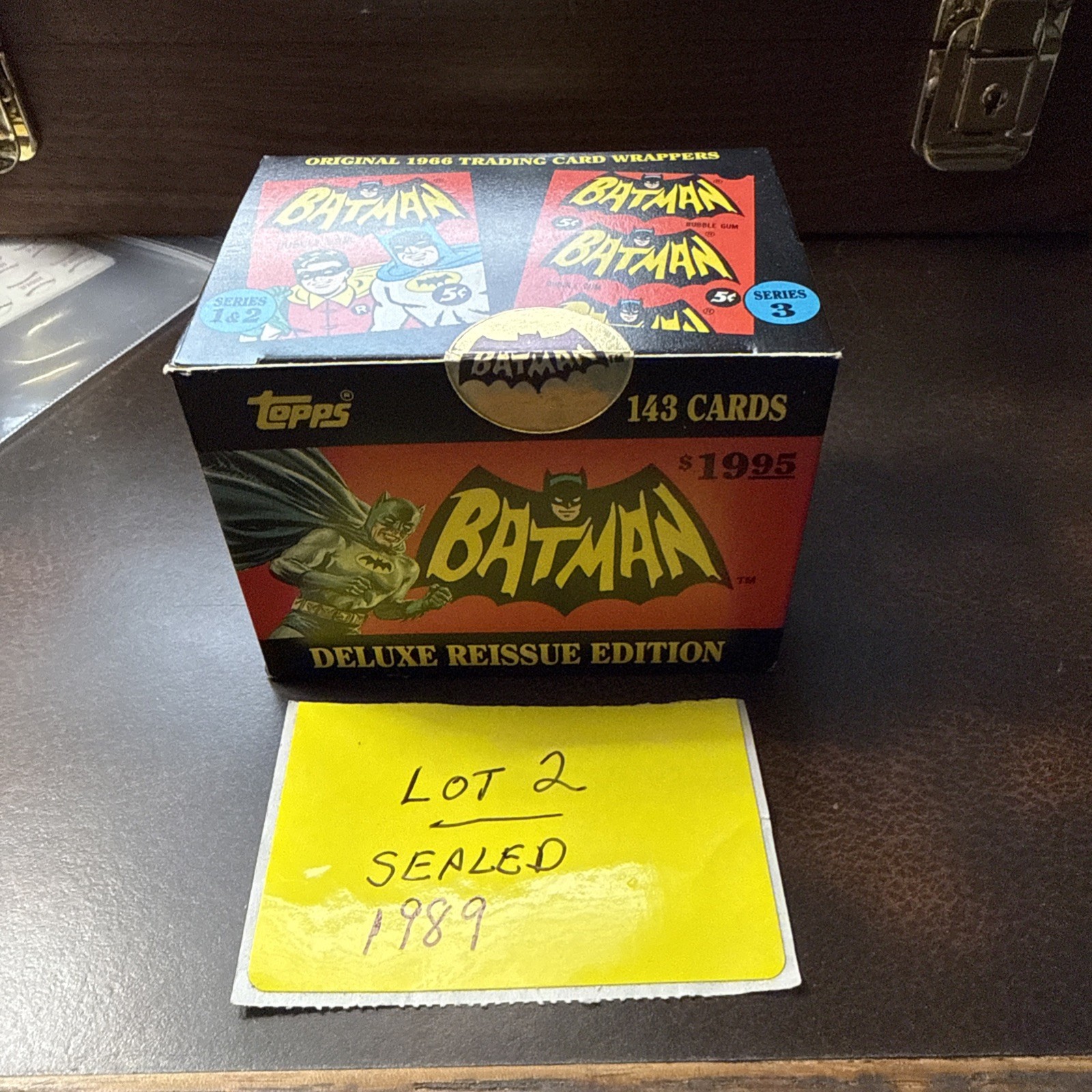 1989 Topps Batman Deluxe Reissue Edition of 1966 Topps (Factory Sealed Set) #2