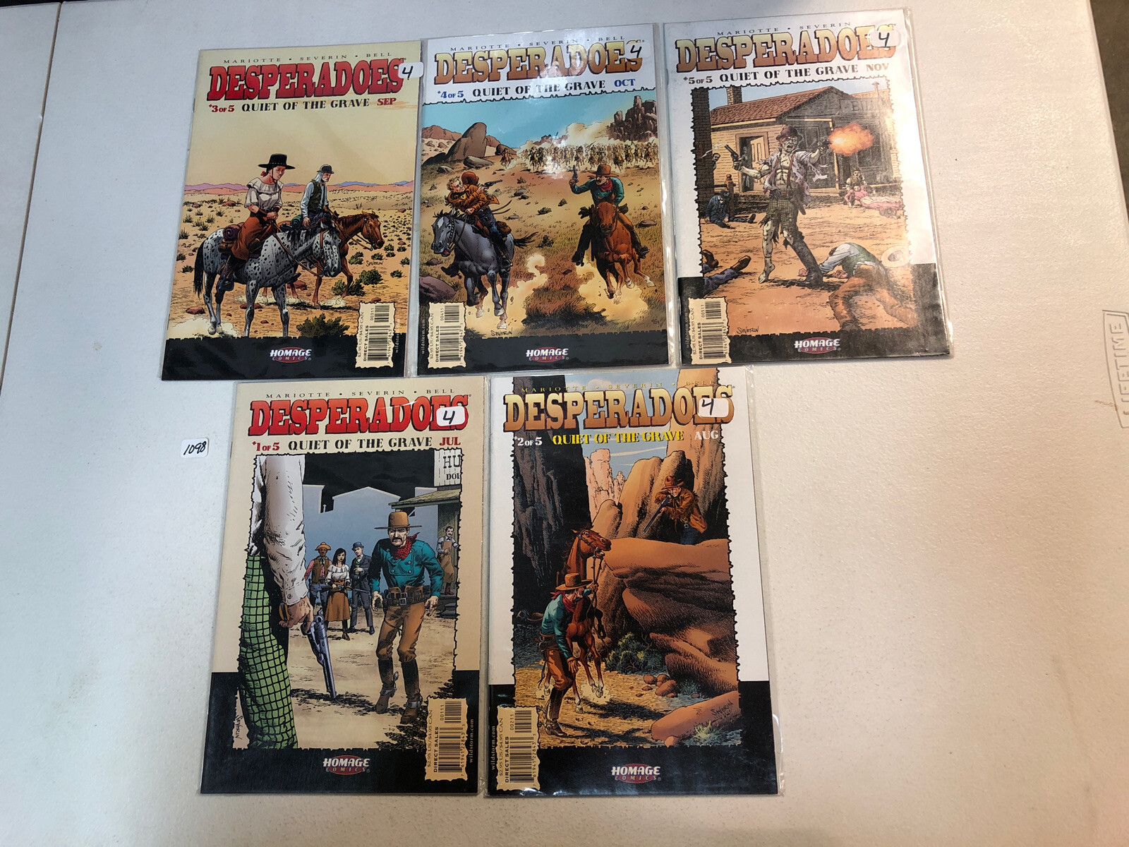 Desperadoes 2 series + Epidemic (2001) #1-5 (VF/NM) Complete Sets Homage/Image