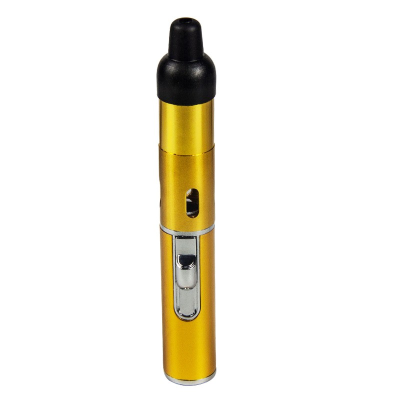 1/2pcs All-in-1 Pipe Windproof Click Butane Refillable Torch Lighter Click-N-Hit